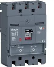 Hager HNT250DR Leistungsschalter h3+ P250 TM ADJ 3P3D 250A 40kA FTC