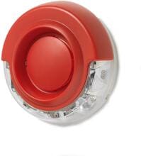 Siemens FDS226-RR optisch-akustischer Signalgeber Blinklicht, FDnet/C-NET, EN54-23, 16 Töne, bis 99 dBA, rot (S54364-F5-A1)