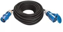 Weingärtner CEE Verlängerungskabel, 3-polig, 230V, 10 m. schwarz blau (02152)