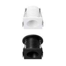 Beneito Faure NANO PULSAR C LED-Einbaudownlight, Quadratisch, 3,5W 30°, IP65