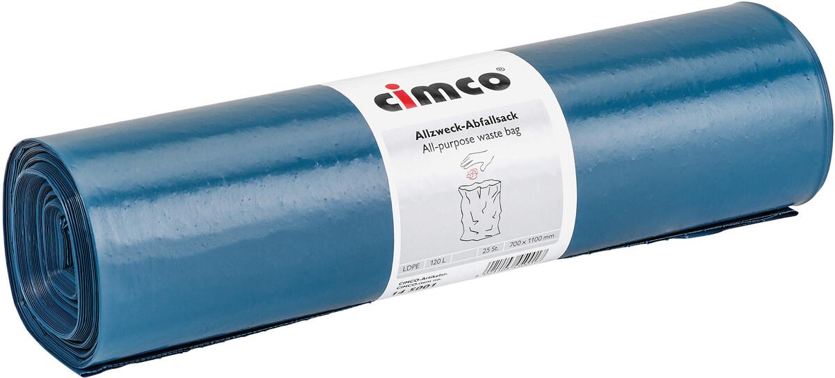 Cimco Abfallsack 700x1100, 120l, 25 Stk/Rolle (145001)