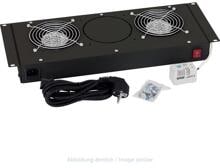 Triton RAB-CH-X25-X1 Belüftungseinheit für RBA-x-A6, 2 Lüfter, schwarz (RAB-CH-X25-X1)