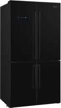Smeg FQ60NDE French-Door Side by Side Kombintion, 91 cm breit, 572 L, NoFrost, Multiflow-Umluftsystem, schwarz