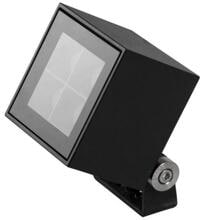 Brumberg BLOKK LED-Anbaustrahler, IP65, 3000K, schaltbar, strukturgraphit
