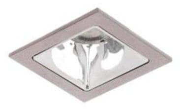 Brumberg Apollo Micro LED-Einbaudownlight, 230 V AC, 50 Hz, 3.000 K, 7 W, 55°, CRI > 90, quadratisch, silber (40641163DA)