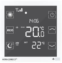 blossom-ic Hera Direct+ Thermostat für Heizen+Kühlen, 230 V, weiß (HDWK-4110)