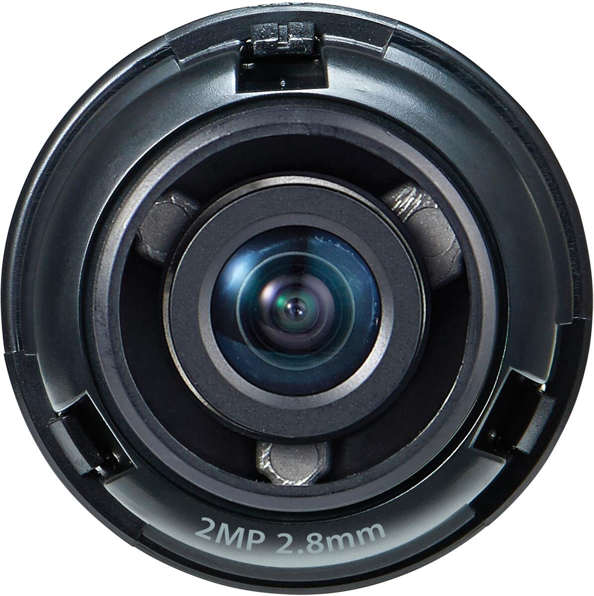 Hanwha Vision austauschbares 2MP Objektiv 2,8mm für PNM-9320VQP, elektrische Tag-/Nachtfunktion, schwarz (SLA-2M2800P)