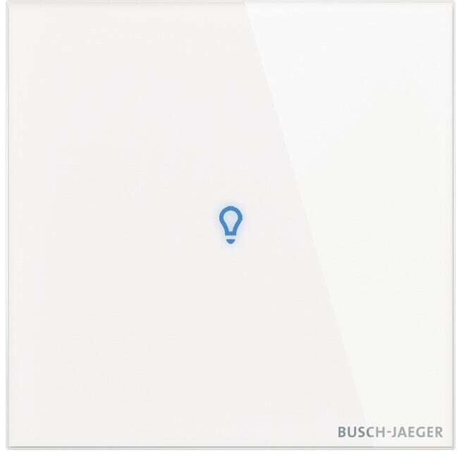 Busch-Jaeger TB/U1-CG Touch-Bedienelement, 1-Fach, Weiß (2CKA006300A1641)
