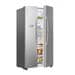 Hisense RS741N4AC3 Stand Side-by-Side, 90,8cm breit, 580l, Total No Frost, Multi Air Flow, Super Cool, premium inox