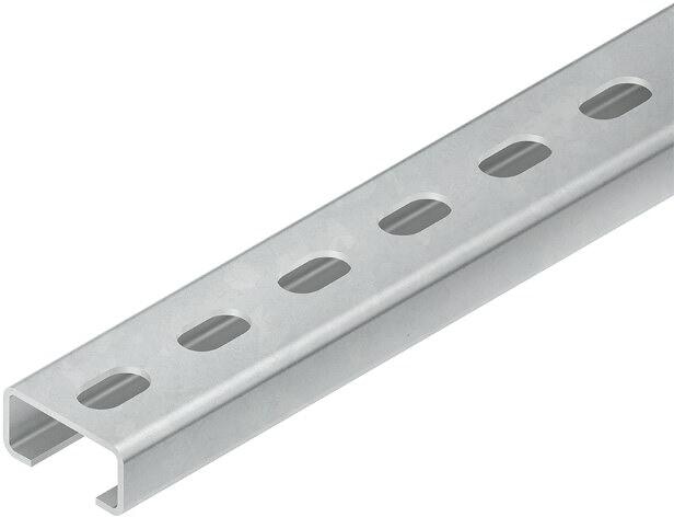 Niedax 2970/2 GL Ankerschiene C-Profil, 16mm, 30x15x2000mm, gelocht (2970/2 GL)