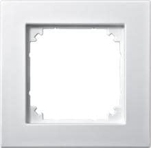 Merten 486119 M-PLAN-Rahmen, 1-fach, polarweiß matt