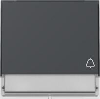 Gira 367367 Wippe mit Symbol Klingel und Beschriftungsfeld, 1fach, TX_44, anthrazit