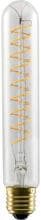 SLV LED Tube Soft Spiral LED-Leuchtmittel, E27, PHASE dimmbar, 6W, 2200K, Glas, transparent (1008152)