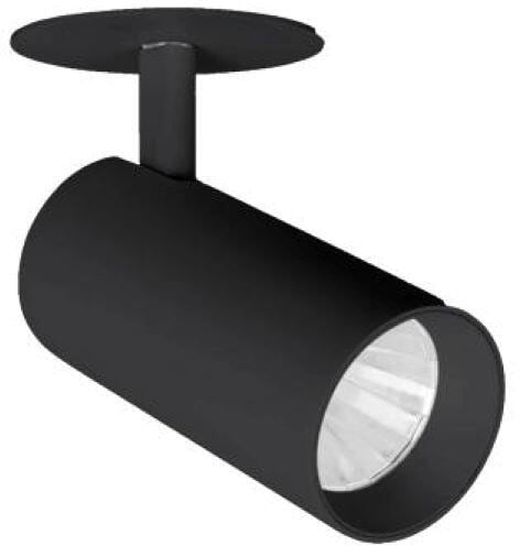 Brumberg TRAXX MIDI LED-Halbeinbau-Richtstrahler, 210 V AC, 50 Hz, 21 W, 25°, 3.000 K, CRI > 90, 2702 lm, schwarz (88792183)