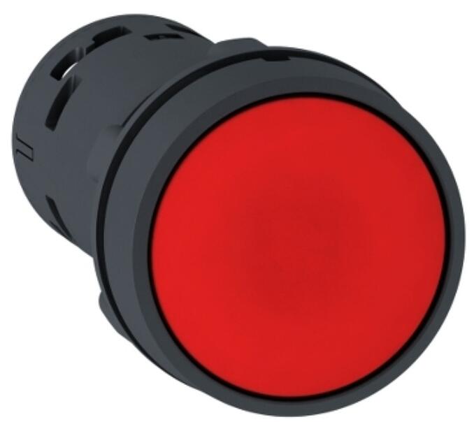 Schneider Electric Drucktaster, Harmony XB7, Monoblock, Kunststoff, Ø22mm, rot, 1Ö, Schraubklemme (XB7NA42)