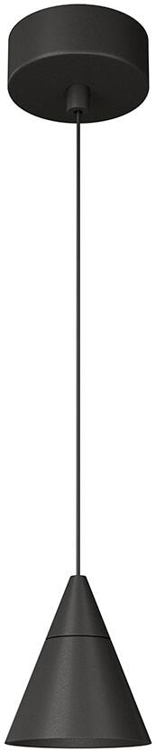 Beneito Faure ZOE LED-Pendelleuchte, Anbau, 7W 18° 3.000K, schwarz