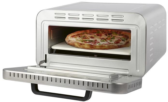 ProfiCook® Pizzaofen Elektrisch | 400°C | Echter Pizzastein | Inkl. Pizzaheber | Variable Zeit Und Temperatureinstellung | Pizza Ofen Elektro | Für Pizza In Unter 5 Min. | Pizzamaker | PC PO 1323