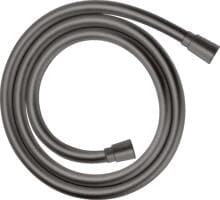 hansgrohe Isiflex Duschschlauch 125 cm, hochwertiger Kunststoff, Brushed Black Chrome (28272340)