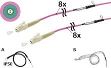 METZ CONNECT OpDAT VIK Universalkabel 8xOM4, LC-LC, 100m, einseitige Einziehhilfe IP50, Klasse Eca (152U087JJ5100G)