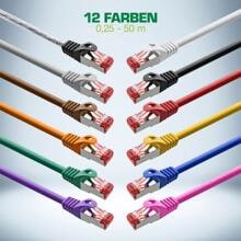 70er B-Pack InLine Patchkabel, S/FTP (PiMf), Cat.6, PVC, CU, 1m