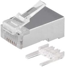 EMOS K0202 Konnektor RJ45 für FTP Kabel, CAT6, fester Draht (1821100200)