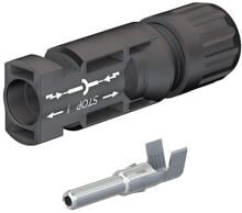 Stäubli MC4 MALE KST4/10II Kupplungsstecker (-) für Kabel Ø 10mm² (32.0035P0001)