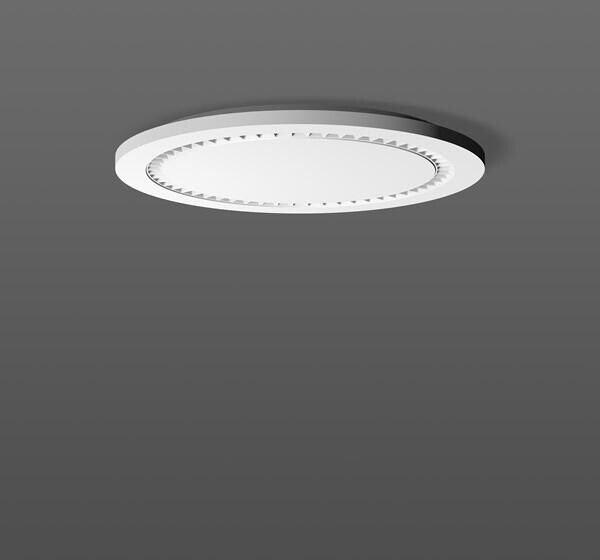 RZB Hemis Round LED-Deckenleuchte, 25W, 3000lm, 4000K, IP40, blendfrei, Linsenoptik, weiß (312186.002.1)
