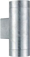 Nordlux Tin Maxi Double Wandleuchte, GU10, PI54, 2x28W, dimmbar, verzinkt (21519931)