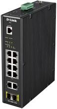 D-Link DIS-200G-12PS Industrial Gigabit Smart Managed PoE Switch