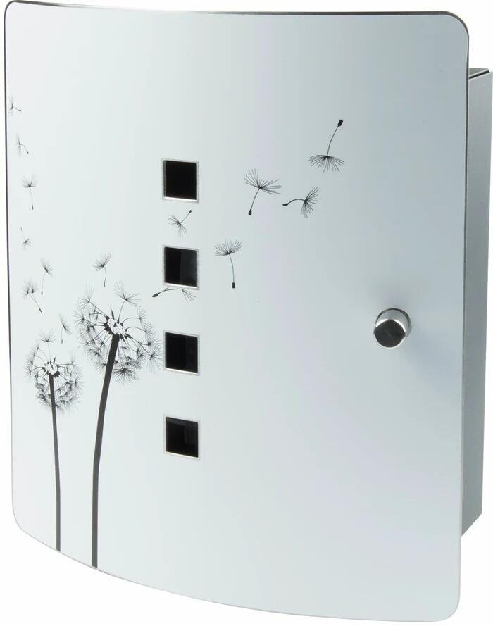 Burg Wächter 6204/10 Ni Pusteblume Schlüsselbox, 10 Haken (38950)