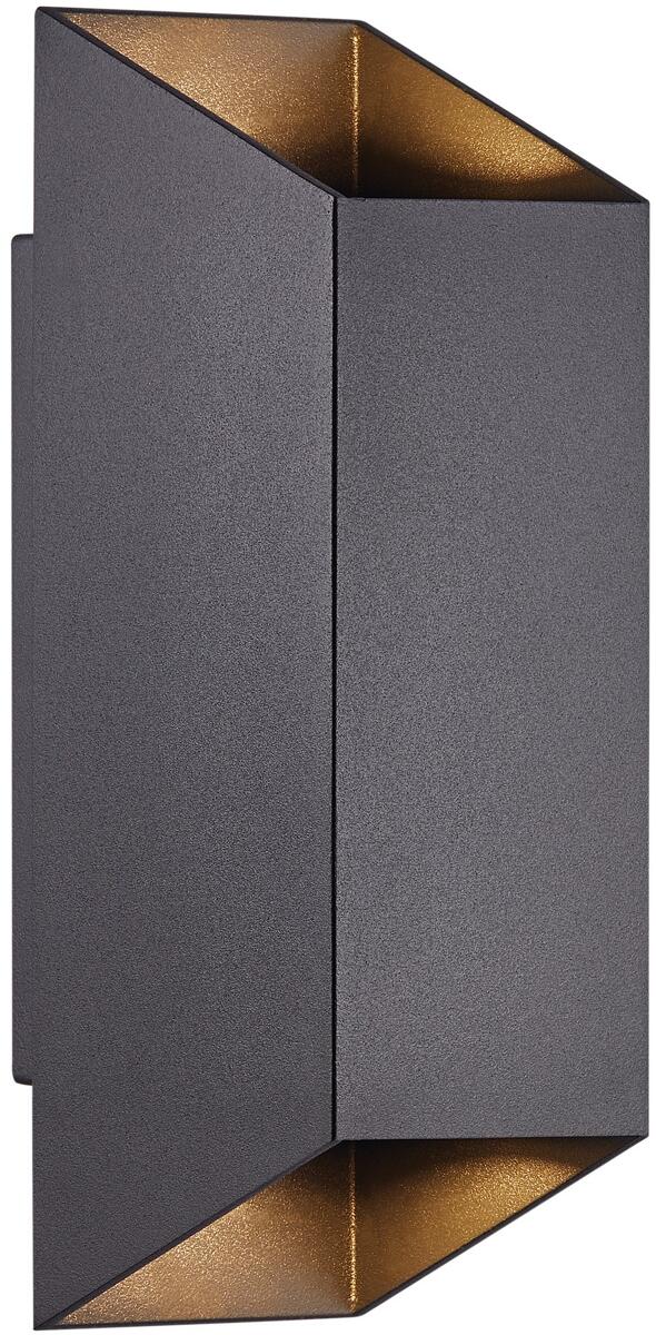 Nordlux Nico Square 22 Wandleuchte, GU10, IP54, dimmbar, schwarz (2218221003)