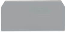 Wago 280-308 Abschluss- und Zwischenplatte, 2,5 mm dick, grau