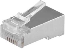 EMOS K0201 Konnektor RJ45 für FTP Kabel, CAT5E, fester Draht (1821100100)