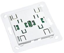 Eldat Wandtaster, Einzelwippe, komplett, Easywave, Format 55, weiß (RTS22E5002A12)