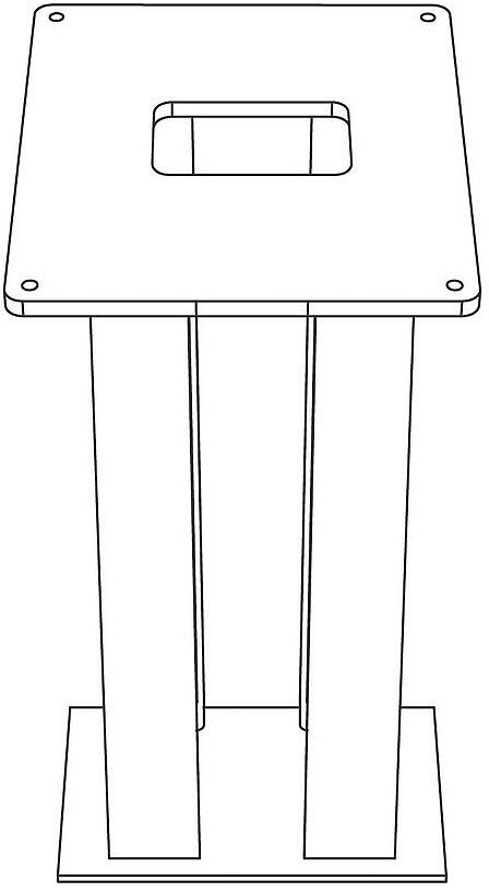 Siedle ZE/STL 308 x 308 Zubehör-Erdstück (200048014-01)