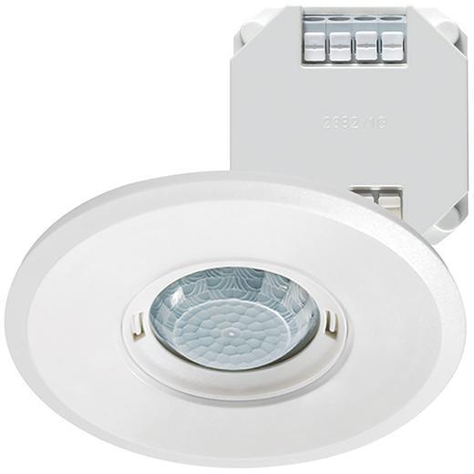 Esylux PD-FLAT 360i/8 LARGE ROUND WHITE DALI SET Decken-Präsenzmelder, 360°, Ø 8m Reichweite, DALI, weiß (EP10428661)