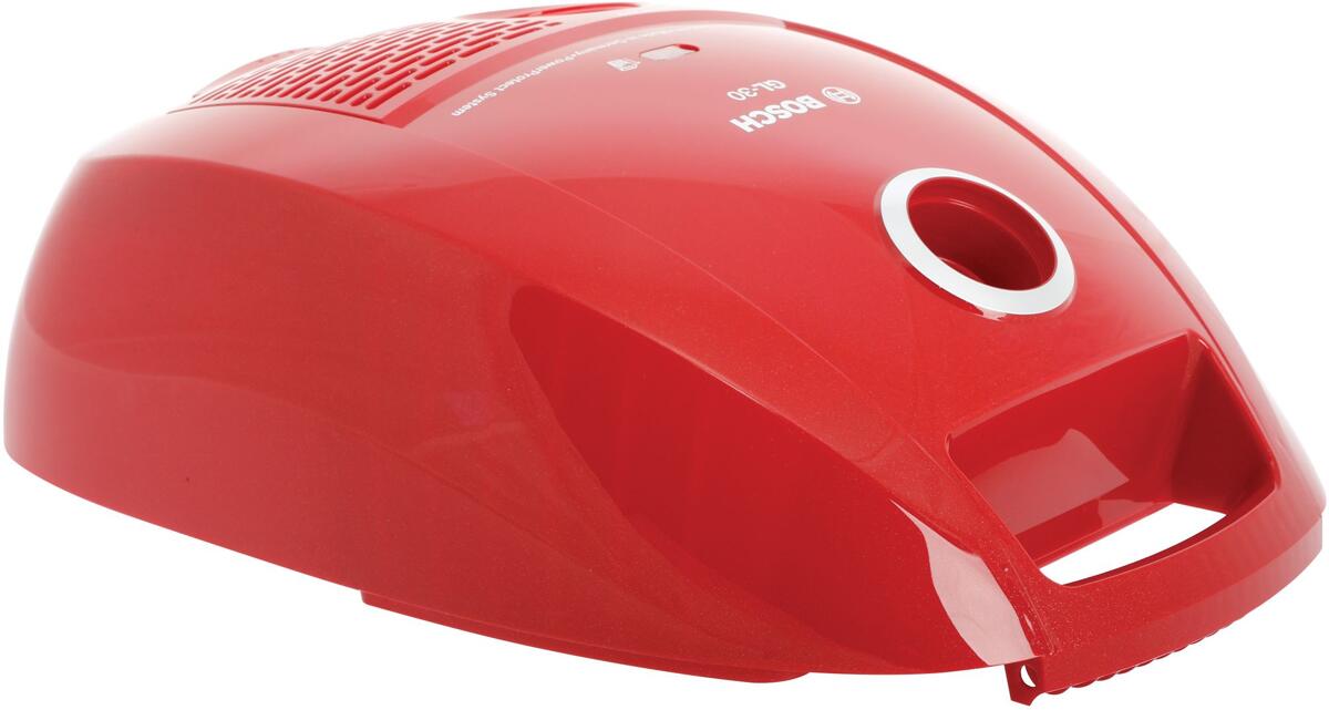 Bosch Siemens 11007290 Deckel, f.Staubraum m.FiWeAnz.orange, KIRSCHROT-METALLIC; BOSCH GL-30