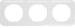 Berker 10132179 Rahmen, 3fach, waagerecht, mit Beschriftungsfeld, R.1, polarweiß glänzend