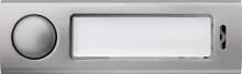 Lippert AV2 Kombinierter Klingeltaster mit Namensschild, 75x23 mm, Alu, silber (408.02.01)