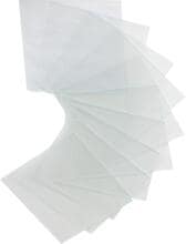 Hager RXE01D Ersatz-Glasscheibe für Druckknopfmelder, 10er Set