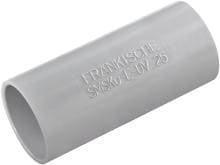 Fränkische SMSKu-E-UV grau Kunststoff-Steckmuffen, 25 Stck.