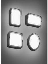 Brumberg COATIS LED-Wandanbauleuchte, IP65, 12W, 3.000K, Aluminium, graphit grau 