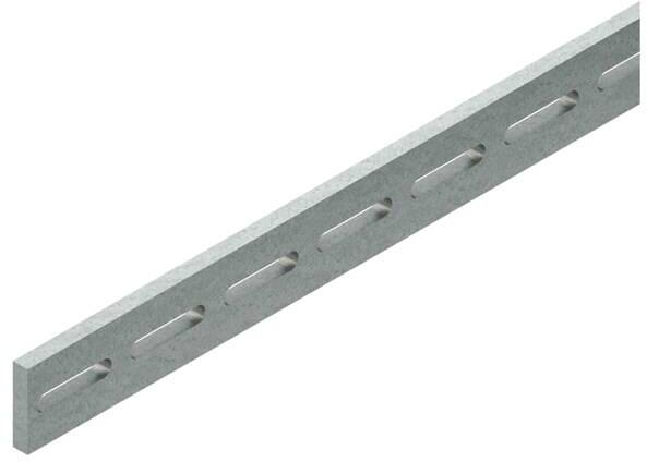 Niedax Schlitzbandeisen, Breite 20mm, t=3,0mm, Länge 2000mm feuerverzinkt (S20X3/2)