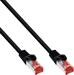 InLine Crossover Patchkabel, S/FTP, Cat.6, schwarz, 1,5m (73612X)