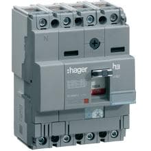 Hager HHA081H Leistungsschalter X160 4P 25kA (HHA081H)