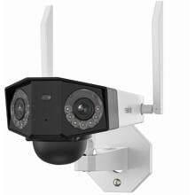 Reolink Duo Series B750 Überwachungskamera, Batteriebetrieben, 8MP, zwei Objektive, 4K, WLAN, Weiß