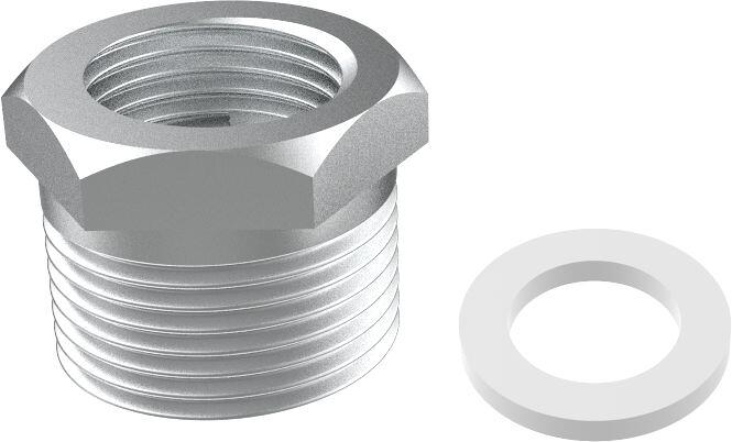 Bosch Siemens 00618654 Adapter, Reduzierstück 1/2" - 3/4" + Scheibe., Bei manchen Geräten ist es nur optional. Dieser Adapter ist mehr oder