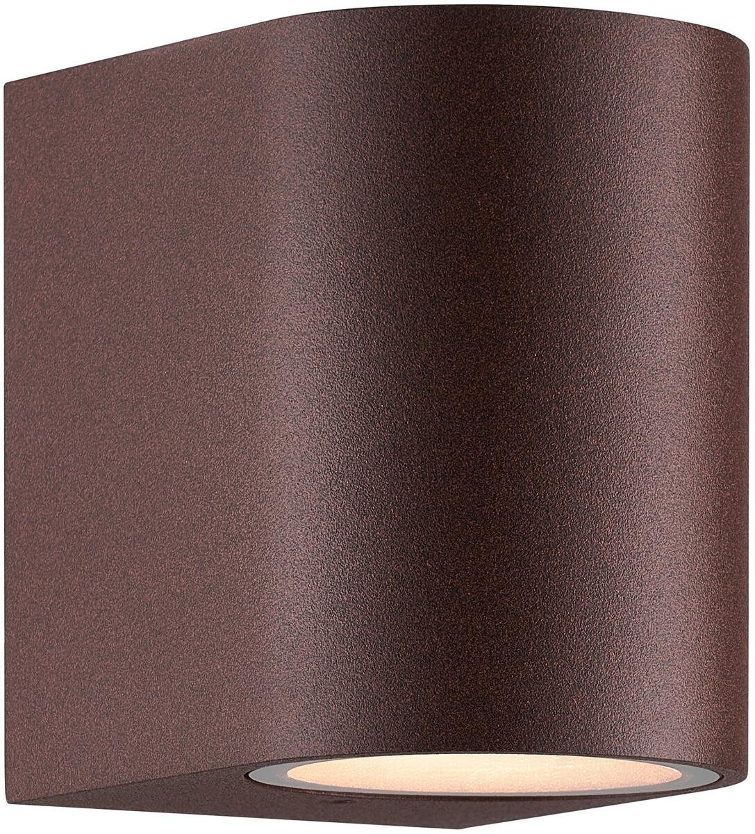 Nordlux Dion Single Wandleuchte, GU10, 25W, IP44, rost (2518001009)