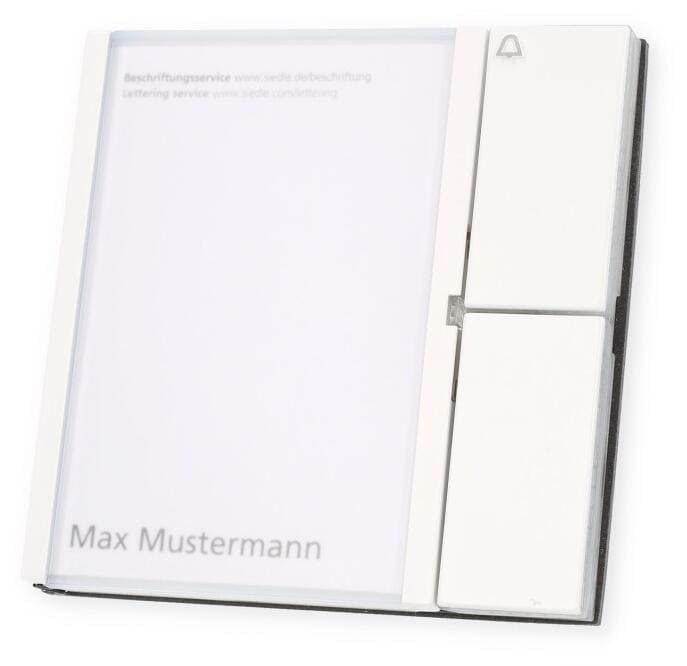 Siedle Tastenmodul 1 Taste - Weißes Türklingel Modul