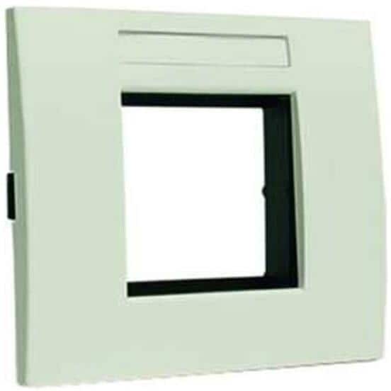 Protec.class PBRSERA1 Rahmen inkl. Adapter, 1-fach, reinweiß (05104358)